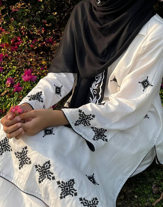 Classic Black & White Kurta