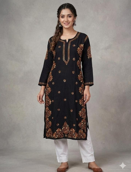Rayon chikankari kurti - Similar available - Ready to ship