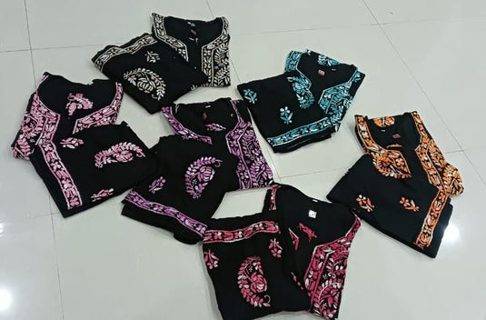 Rayon chikankari Plazo set - Similar available - Ready to ship