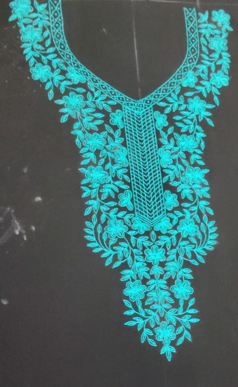 Aari hand embroidery multicolor design